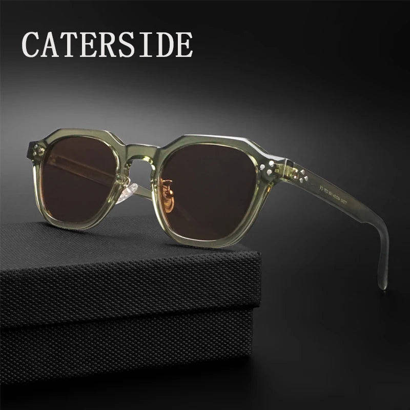 CATERSIDE Retro Polarized Sunglasses For Men And Women (LAUTNER)
