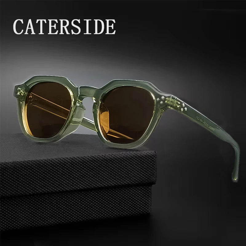 CATERSIDE Retro Polarized Sunglasses For Men And Women (LAUTNER)