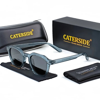 CATERSIDE Retro Polarized Sunglasses For Men And Women