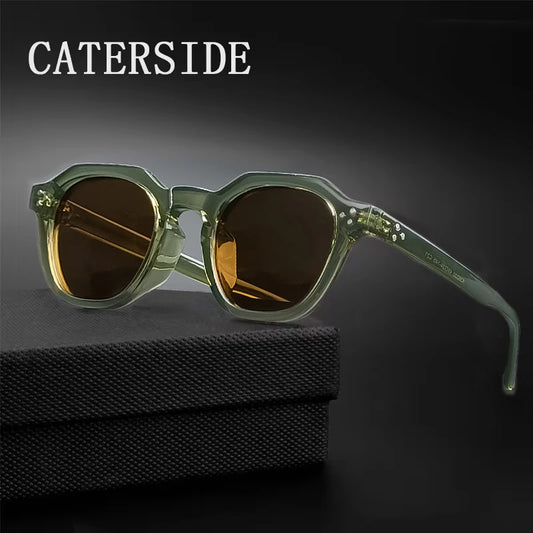 CATERSIDE Retro Polarized Sunglasses For Men And Women