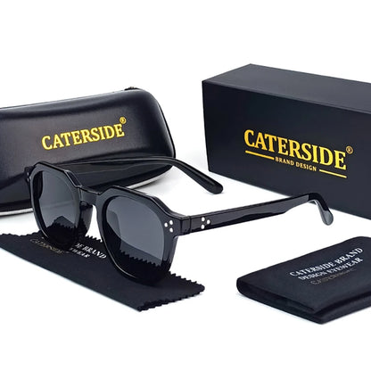 CATERSIDE Retro Polarized Sunglasses For Men And Women